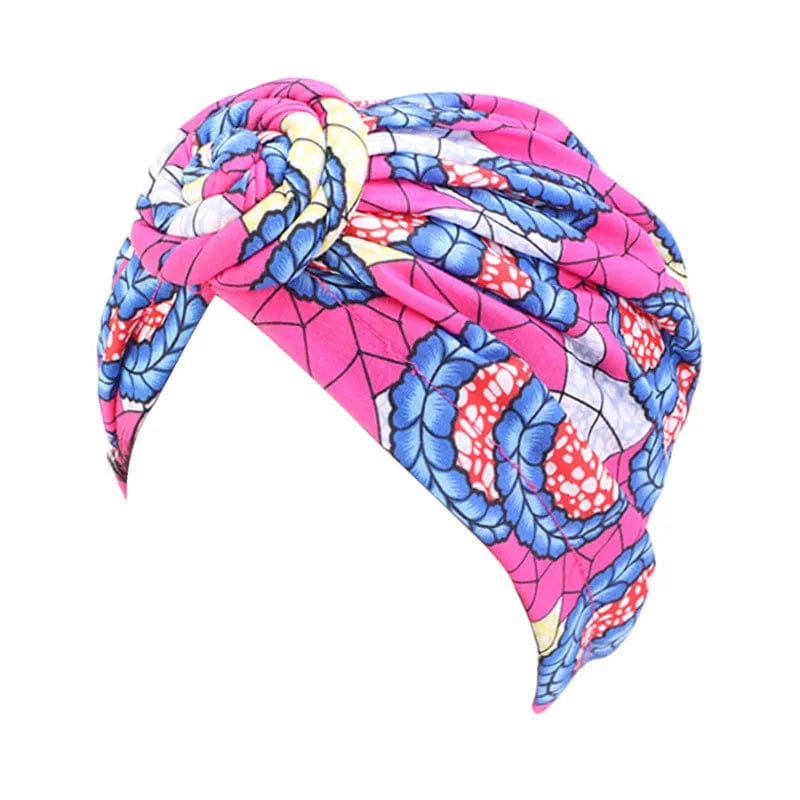 Women tie Turban Hat bohemian style cotton top knot turban african twist headwrap Ladies Hair Accessories India Hat Chemo Cap - SHOWLU FASHION STORE
