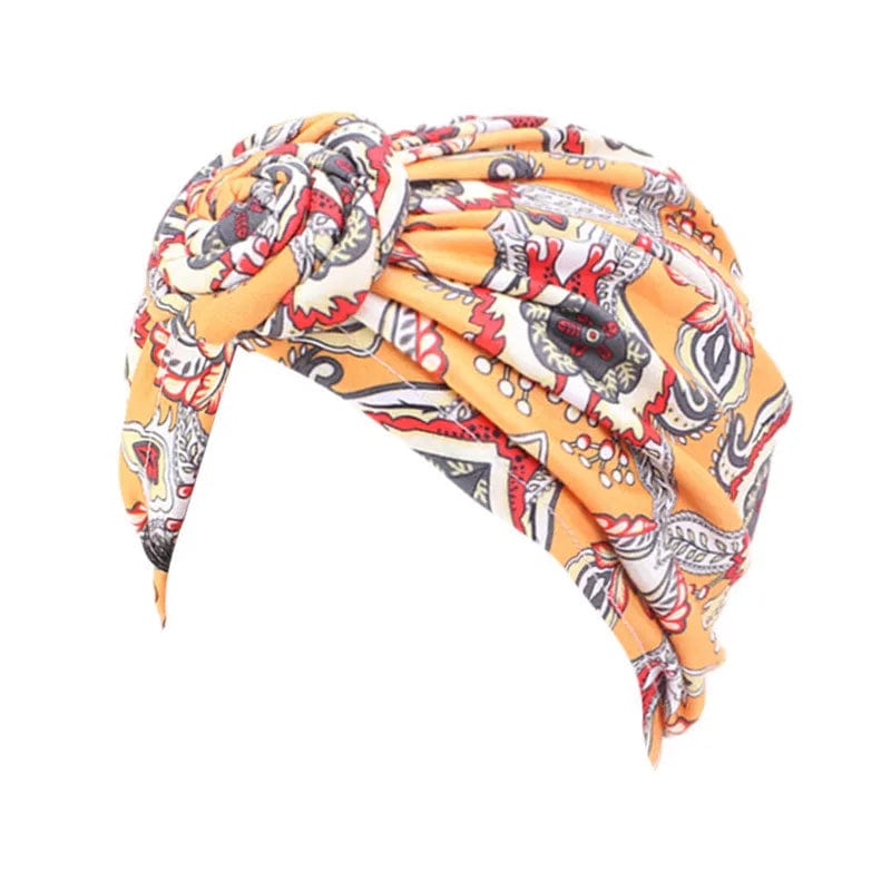 Women tie Turban Hat bohemian style cotton top knot turban african twist headwrap Ladies Hair Accessories India Hat Chemo Cap - SHOWLU FASHION STORE