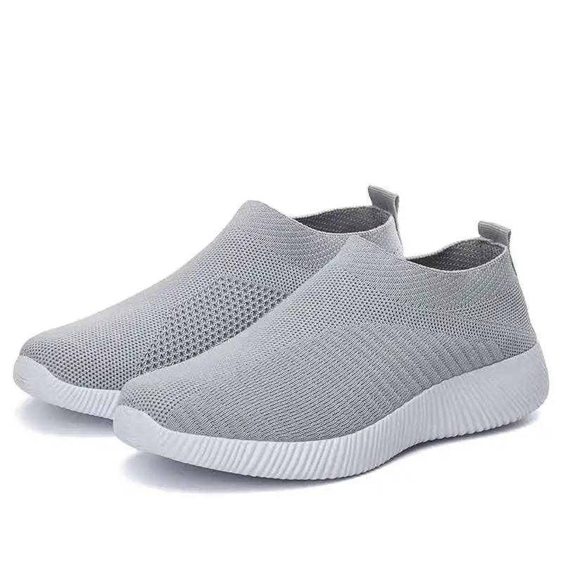 Women Vulcanized Shoes High Quality Women Sneakers Slip On Flats Shoes Women Loafers Plus Size 42 Walking Flat - SHOWLU FASHION STORE