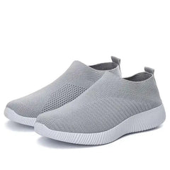 Women Vulcanized Shoes High Quality Women Sneakers Slip On Flats Shoes Women Loafers Plus Size 42 Walking Flat - SHOWLU FASHION STORE