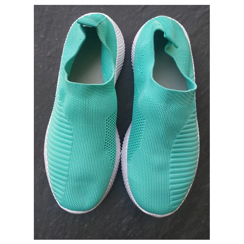 Women Vulcanized Shoes High Quality Women Sneakers Slip On Flats Shoes Women Loafers Plus Size 42 Walking Flat - SHOWLU FASHION STORE