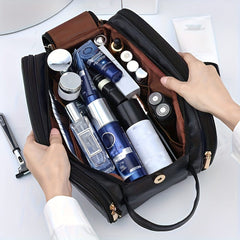 Women's Multifunctional Cosmetic Bag Large Capacity Portable Travel Makeup Brush Toiletries Storage Bag - SHOWLU FASHION STORE