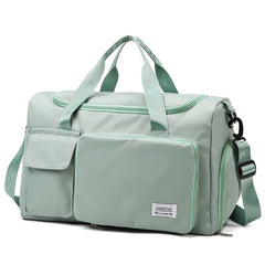 Women's Outdoor Travel Bag Folding Handbag Women's Large Capacity Lightweight Hospital Waiting for Delivery Buggy Bag Student Luggage Bag - SHOWLU FASHION STORE
