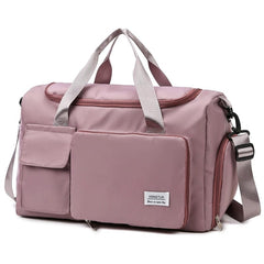 Women's Outdoor Travel Bag Folding Handbag Women's Large Capacity Lightweight Hospital Waiting for Delivery Buggy Bag Student Luggage Bag - SHOWLU FASHION STORE