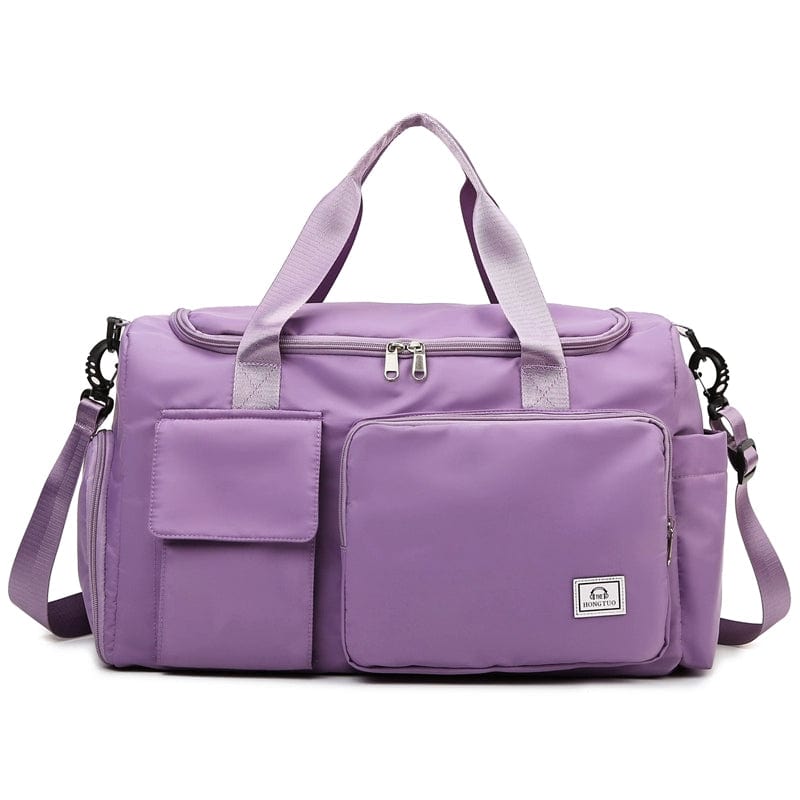 Women's Outdoor Travel Bag Folding Handbag Women's Large Capacity Lightweight Hospital Waiting for Delivery Buggy Bag Student Luggage Bag - SHOWLU FASHION STORE