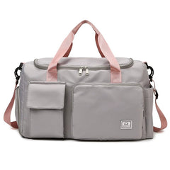 Women's Outdoor Travel Bag Folding Handbag Women's Large Capacity Lightweight Hospital Waiting for Delivery Buggy Bag Student Luggage Bag - SHOWLU FASHION STORE