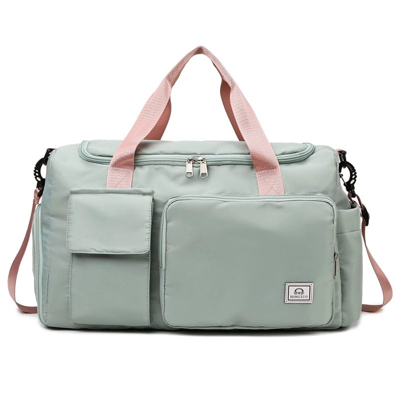 Women's Outdoor Travel Bag Folding Handbag Women's Large Capacity Lightweight Hospital Waiting for Delivery Buggy Bag Student Luggage Bag - SHOWLU FASHION STORE