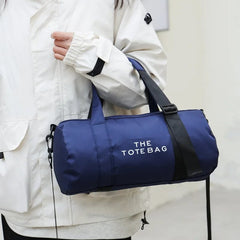 Women'S Tote Gym Fitness Bag Yoga Sports Travel Luggage Weekender Fashion Handbag Female Shoulder Cross Duffle Outdoor Small Bag - SHOWLU FASHION STORE