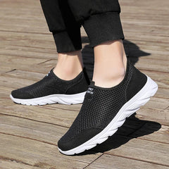 YRZL New Running Shoes for Men Breathable Sports Shoes Light Weight Fashion Summer Breathable Sneakers for Men Plus Size 39 - 46 - SHOWLU FASHION STORE