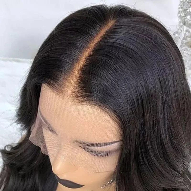 180% Straight Human Wigs HD Lace Pre Plucked, Transparent Glueless Full HD Lace Wigs 100% Virgin Brazilian Human Hair - SHOWLU FASHION STORE