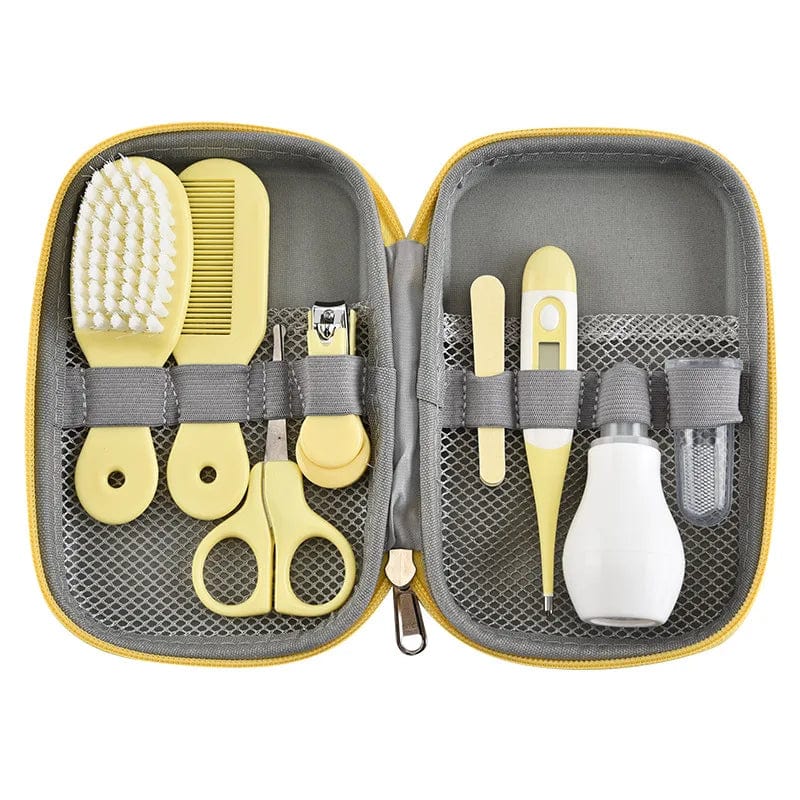 8pcs deluxe baby nail cutter Infant health care kit Baby Grooming Kits baby nail clippers set - SHOWLU FASHION STORE