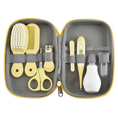 8pcs deluxe baby nail cutter Infant health care kit Baby Grooming Kits baby nail clippers set - SHOWLU FASHION STORE