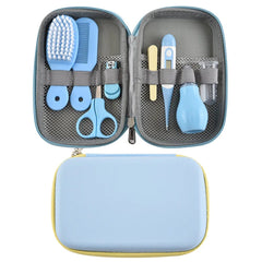 8pcs deluxe baby nail cutter Infant health care kit Baby Grooming Kits baby nail clippers set - SHOWLU FASHION STORE