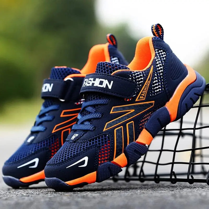 Showlu Fashion Store 0 Children Boys Shoes School Sports Summer Mesh For Kids Tennis Casual Sneakers Children's Boy Running 7-12 Years Tenis Platform