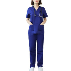 Showlu Fashion Store Fashionable designs comfortable modern hospital nurse uniform scrubs for women set clearance nursing tops for breastfeeding