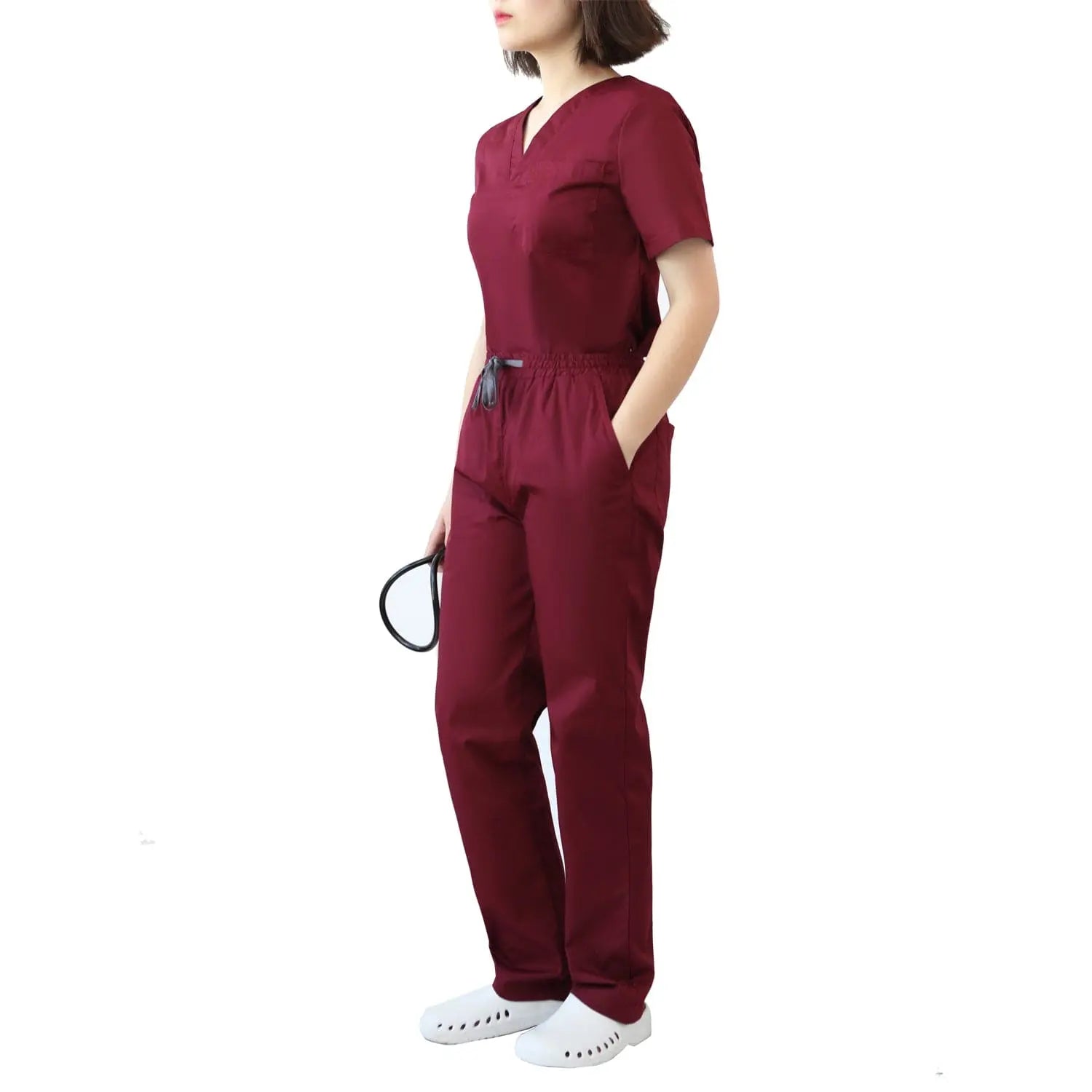 Showlu Fashion Store Fashionable designs comfortable modern hospital nurse uniform scrubs for women set clearance nursing tops for breastfeeding