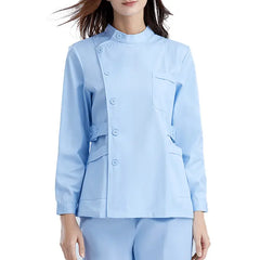 Showlu Fashion Store High Quality Comfortable Esthetician Scrubs Uniform One Piece Medical Scrubs Hospital Scrubs Uniforms Doctor for Women