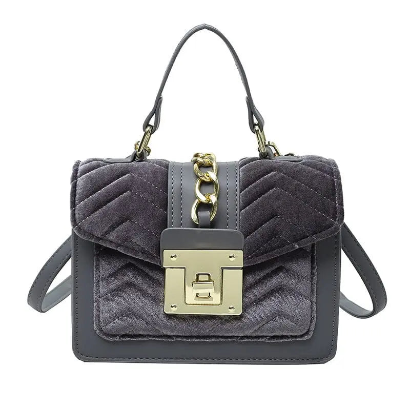Showlu Fashion Store M / Flannel 06 Luxury fashion designer alligator leather purses and handbags ladies hand bag womens shoulder for women