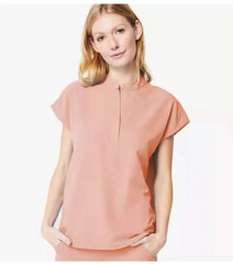 Showlu Fashion Store XL / Pink Quick drying spandex Anti wrinkle soft Stretchy jogger dentist hospital nurse uniform medical scrubs