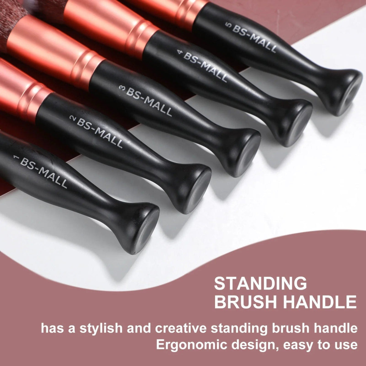 BS - MALL Hot Makeup Brush Set 16pcs Custom Logo Personalized Premium Synthetic Hair Stand Up Makeup Brushes Set - SHOWLU FASHION STORE