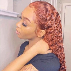 Cheap Wholesale Hd Deep Curly Wave Transparent Full Lace Frontal Wigs Raw Virgin Brazilian Human Hair Lace Front Wig Vendor - SHOWLU FASHION STORE