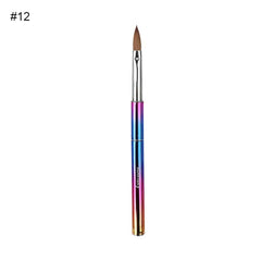 Custom Logo Professional 100% Kolinsky Brush Nail Art Brush Kolinsky Acrylic Nail Brush - SHOWLU FASHION STORE