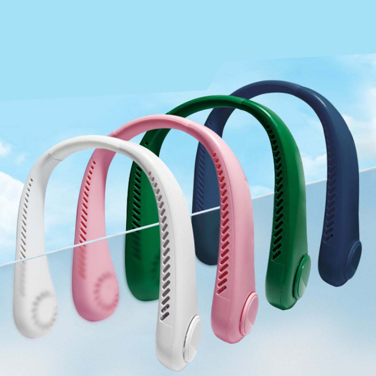 Easy Breezy Hands - Free Neck Fan - SHOWLU FASHION STORE