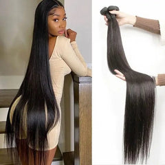 Free Shipping 100 Human Hair Extension Raw Indian Hair Bundle,Natural Hair Extension,Raw Hair Vendor Natural Virgin Indian Hair - SHOWLU FASHION STORE