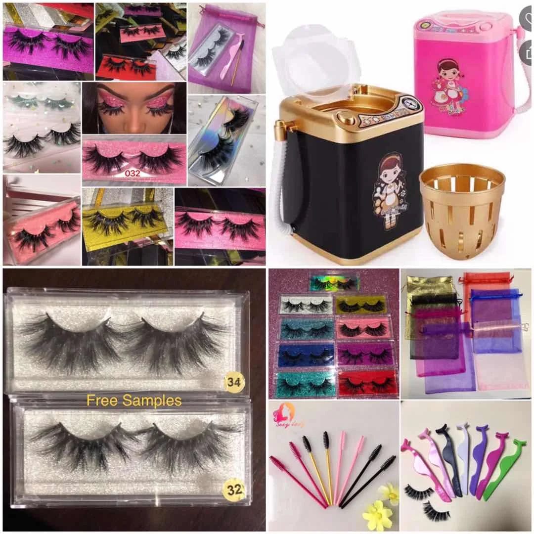 lash suitcase packaging 25 mm 3d mink with suitcase lashbox customized eyelash strip mink boxes factory in guangzhou - SHOWLU FASHION STORE
