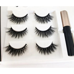 Magnetic Eyelashes with Eyeliner Magnet False Eyelashes Magnetic Eyelashes and Liner Set - SHOWLU FASHION STORE