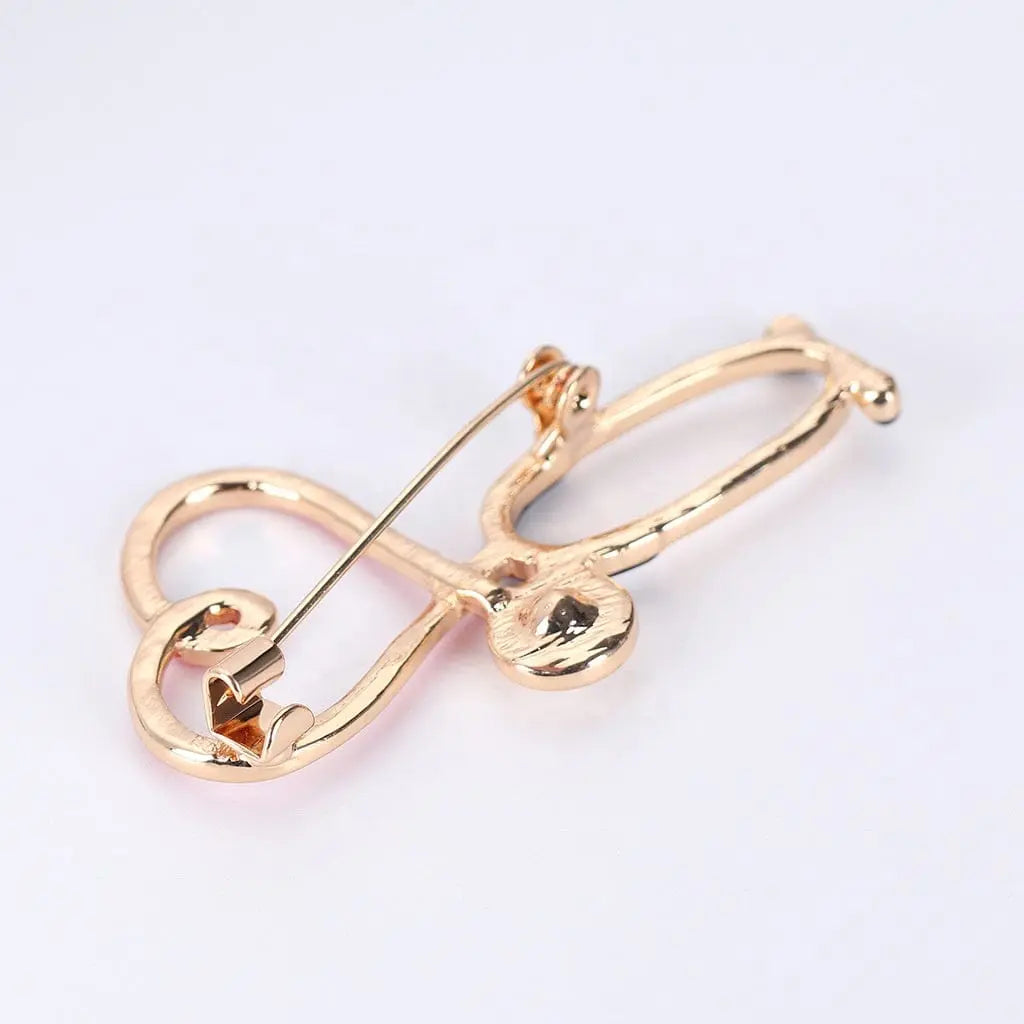 Showlu Fashion Store / / 1 / Other medical nurse rhinestone brooch stethoscope enamel nurse doctor Brooches Pins nursing Gift Accessories