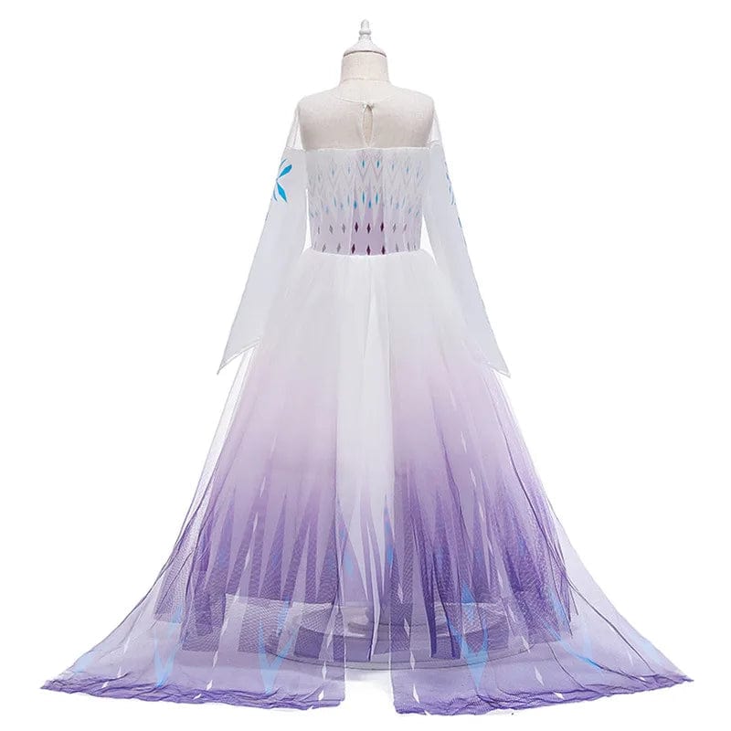 MQATZ Good Quality Elsa Anna 2 Dress Girls Party Dress With Removable cloak Movie characters BX1693 - SHOWLU FASHION STORE