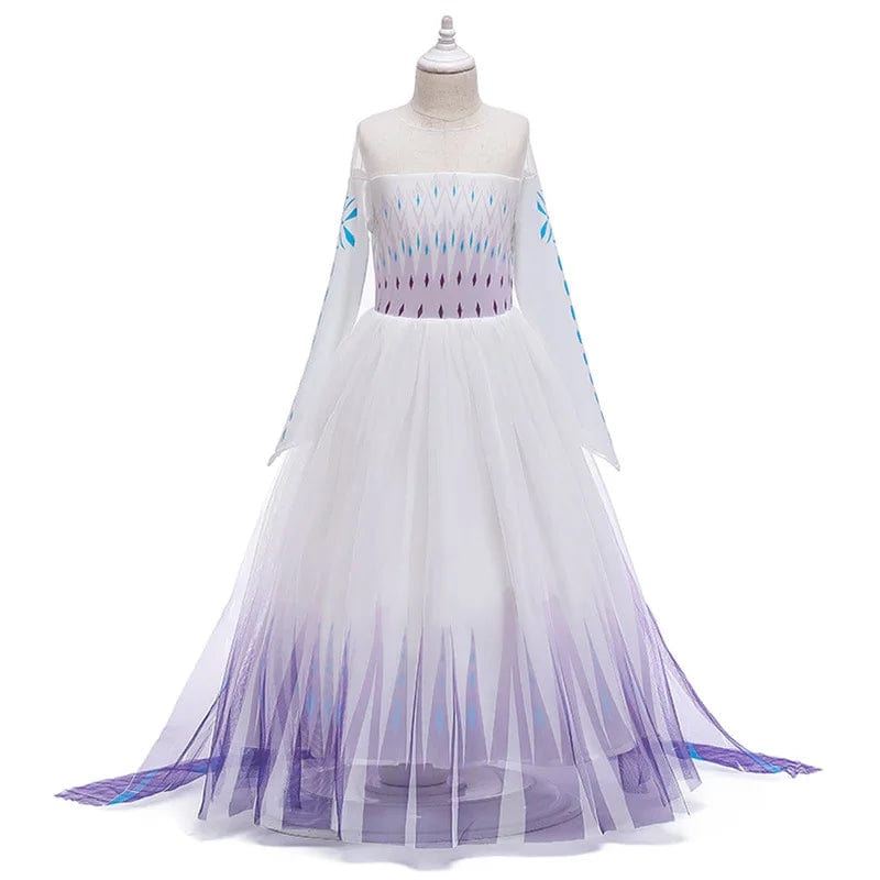 MQATZ Good Quality Elsa Anna 2 Dress Girls Party Dress With Removable cloak Movie characters BX1693 - SHOWLU FASHION STORE