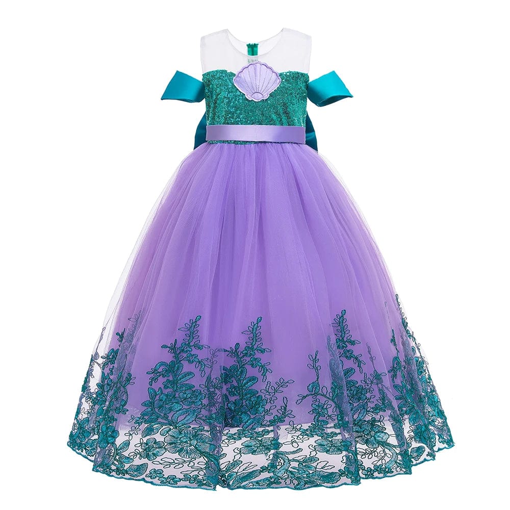 MQATZ Mermaid Costume Dress Hot Sale Costume Princess Kids Dress Girls Party Dress Cosplay Age 2 - 10 Years Old Children - SHOWLU FASHION STORE