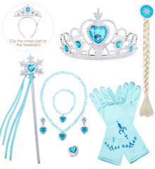 New Arrival Girl Elsa Aisha Blue Dress Kids Princess Girls Halloween Cosplay Princess Dress Summer Wedding Birthday Party dress - SHOWLU FASHION STORE