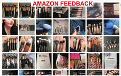 New BS - MALL 14pcs Rose Glod Cosmetic Makeup Brush Face Make Up Blending Brush OEM Available Synthetic Makeup Brushes Set - SHOWLU FASHION STORE