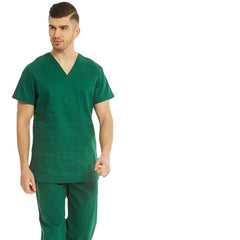 royal blue V neck unisex hospital uniform short sleeve doctor Medical Scrubs suit - SHOWLU FASHION STORE