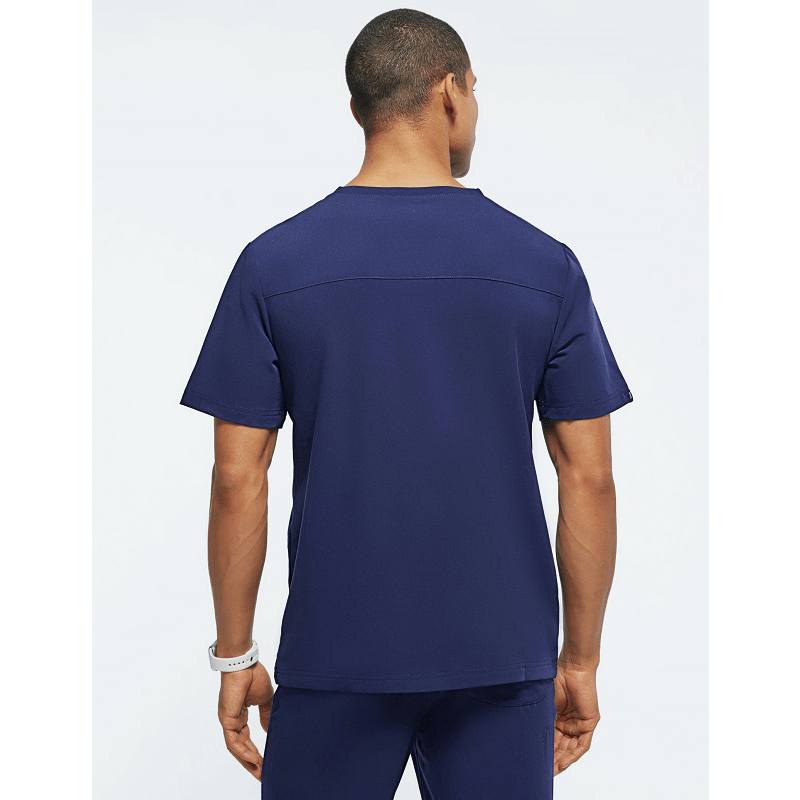 Short Sleeved Beauty Salon Work Clothes Men And Women Uniform Scrubs Uniforms Sets Joggers Reusable Stretchy Medical Scrub Sets - SHOWLU FASHION STORE