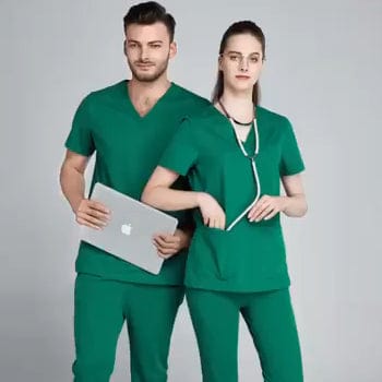 unisex jogger style doctor nurse scrub suit sets medical hospital uniform - SHOWLU FASHION STORE