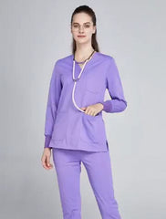 unisex jogger style doctor nurse scrub suit sets medical hospital uniform - SHOWLU FASHION STORE