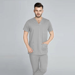 unisex jogger style doctor nurse scrub suit sets medical hospital uniform - SHOWLU FASHION STORE
