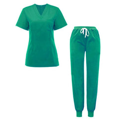 unisex jogger style doctor nurse scrub suit sets medical hospital uniform - SHOWLU FASHION STORE