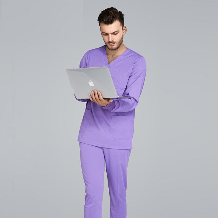 unisex jogger style doctor nurse scrub suit sets medical hospital uniform - SHOWLU FASHION STORE