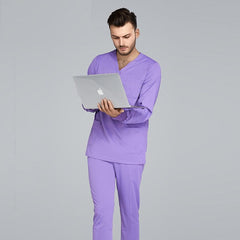 unisex jogger style doctor nurse scrub suit sets medical hospital uniform - SHOWLU FASHION STORE