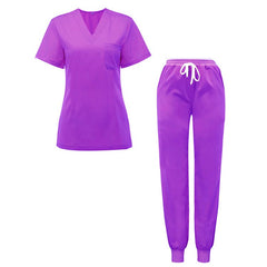 unisex jogger style doctor nurse scrub suit sets medical hospital uniform - SHOWLU FASHION STORE
