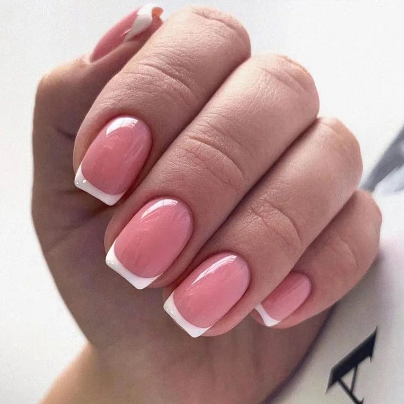 Wholesale Private Label Fingernails Art Square Full Cover French Press On False Nail Tips - SHOWLU FASHION STORE