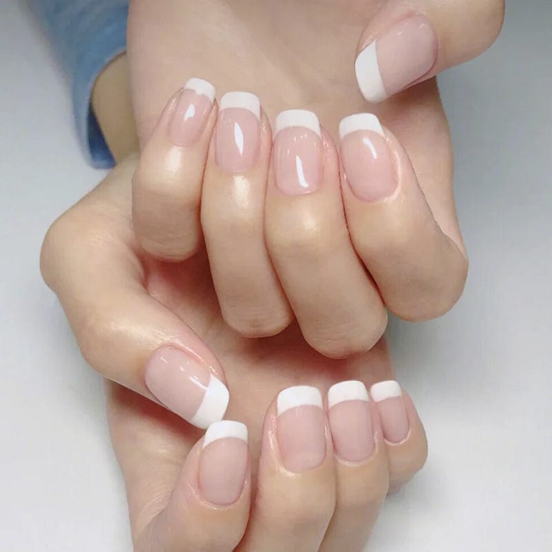 Wholesale Private Label Fingernails Art Square Full Cover French Press On False Nail Tips - SHOWLU FASHION STORE